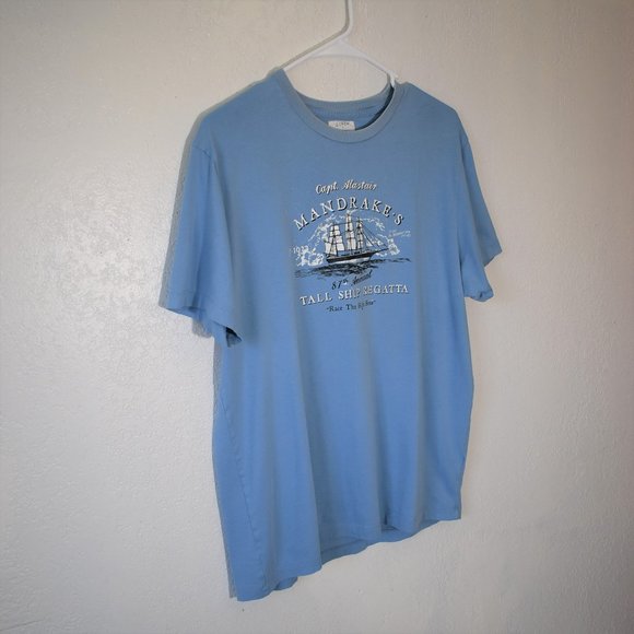 J Crew Vintage Graphics Mens Sz M Capt. Alastair Mandrake's T-Shirt 100% Cotton - Picture 3 of 11
